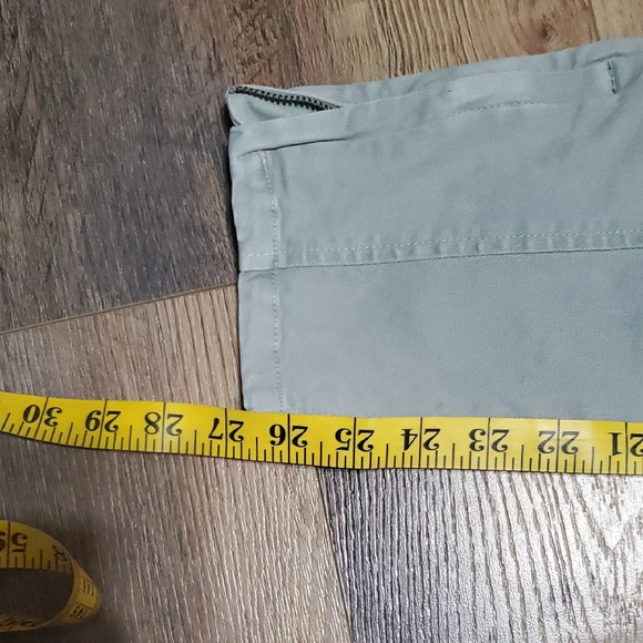 Anthropologie Gray Straight Leg Pants Modern Style - Picture 3 of 11